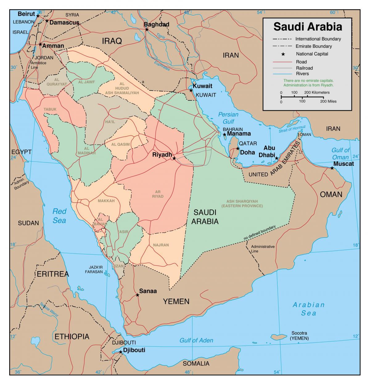Suudi Arabistan Haritayı göster