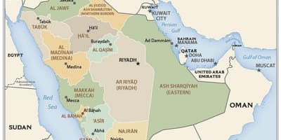 Qassim, Suudi Arabistan harita