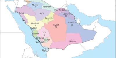 El ' - hasa Suudi Arabistan haritası 