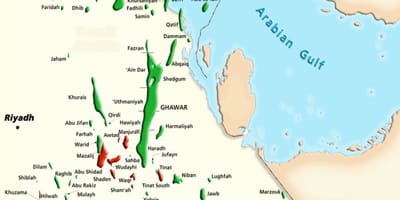 Manifa Suudi Arabistan haritası 