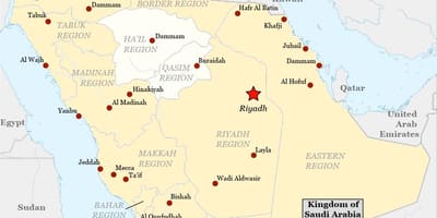 Najran Suudi Arabistan haritası 