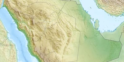 Suudi Arabistan haritası Dağları